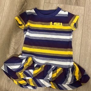 LSU baby girl dress 6-9 months